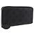LOUIS VUITTON Monogram Mahina Zippy Long Wallet Black M61867 LV