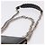 FENDI Canay Chain Shoulder Bag Leather Black Silver 8M0381 - vista 8