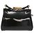 GUCCI Shoulder Bag Patent leather Green Gold - vista 2