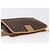 Céline CELINE Macadam Canvas Clutch Bag PVC Leather Brown Gold - vista 6