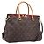 LOUIS VUITTON Monogram Pallas MM Hand Bag 2way Red M41175 LV