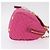 PRADA Schultertasche mit Kette Nylon Pink Gold - Ansicht 4