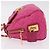 PRADA Schultertasche mit Kette Nylon Pink Gold - Ansicht 5