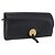 Chloé Chloe Indie Long Wallet Leather Black Gold Tone