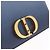 Christian Dior 30 Montaigne Shoulder Bag Leather Blue Gold - vista 21