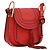 Chloé Chloe Shoulder Bag Leather Red Gold