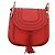 Chloé Chloe Shoulder Bag Leather Red Gold - vista 2