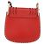 Chloé Chloe Shoulder Bag Leather Red Gold - vista 3