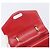 Céline CELINE Bolsa de mão em couro vermelho e dourado - vista 18