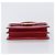 Céline CELINE Bolsa de mão em couro vermelho e dourado - vista 9
