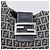 FENDI Zucchino Canvas Mamma Baguette Shoulder Bag Navy Silver - vista 15