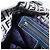 FENDI Zucchino Canvas Mamma Baguette Shoulder Bag Navy Silver - vista 21