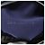 FENDI Zucchino Canvas Mamma Baguette Shoulder Bag Navy Silver - vista 23