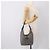 FENDI Zucchino Canvas Mamma Baguette Shoulder Bag Navy Silver - vista 25