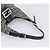 FENDI Zucchino Canvas Mamma Baguette Shoulder Bag Navy Silver - vista 7