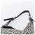 FENDI Zucchino Canvas Mamma Baguette Shoulder Bag Navy Silver - vista 8