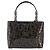 Christian Dior Maris Pearl Bag Patent Leather Dark Brown Silver - vista 3