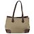 Tote PRADA Sac Cabas Canvas Beige Silver - vue 2