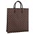 LOUIS VUITTON Damier Ebene Sac Plat Hand Bag N51140 LV