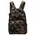 Zaino Valentino Rockstud Camouflage Stars in nylon marrone