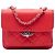 Chanel Red Mini Quilted Calfskin CC Box Flap