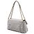 Chanel Gray Large Quilted Iridescent Calfskin Chic Quilt Flap - vista 2