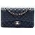 Chanel Blue Medium Classic Caviar Double Flap