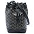 Goyard Black Goyardine Petit Flot