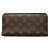 Portafoglio lungo Louis Vuitton Brown Monogram Insolite