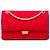 Chanel Red Quilted Jersey Reissue 2.55 Double Flap 226