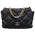Chanel Black Maxi Lambskin 19 Flap