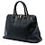 Borsa Prada Black Large Saffiano Lux Promenade Satchel - vista 2