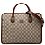 Gucci Beige GG Supreme Interlocking G Laptoptasche