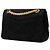 Chanel Black Small Classic Jersey Double Flap - vista 2