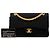 Chanel Black Small Classic Jersey Double Flap - vista 7