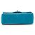 Chanel Blue Mini Rectangular Classic Patent Single Flap - view 3