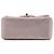 Chanel Pink Mini Square Classic Metallic Lambskin Single Flap - vista 3