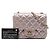 Chanel Pink Mini Square Classic Metallic Lambskin Single Flap - vista 7