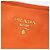 Prada Orange Vitello Phenix Double Zip Crossbody - Ansicht 5