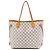 Louis Vuitton White Damier Azur Neverfull MM