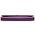 Autre Marque Clutch Saint Laurent Chyc Ligne in pelle testurizzata viola - vista 3