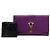 Autre Marque Clutch Saint Laurent Chyc Ligne in pelle testurizzata viola - vista 7