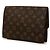 Louis Vuitton Brown Monogram Pochette Rabat 23 - vista 2
