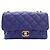 Chanel Blue Small Quilted Lambskin Pillow Crush Flap