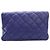 Chanel Blue Small Quilted Lambskin Pillow Crush Flap - vista 2