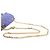 Chanel Blue Small Quilted Lambskin Pillow Crush Flap - vista 9