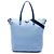 Borsa Satchel Prada in Tessuto Stampato Blu