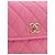 Chanel Pink Small CC Quilted Denim Messenger Flap - vista 13
