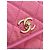 Chanel Pink Small CC Quilted Denim Messenger Flap - vista 4