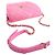 Chanel Pink Small CC Quilted Denim Messenger Flap - vista 6